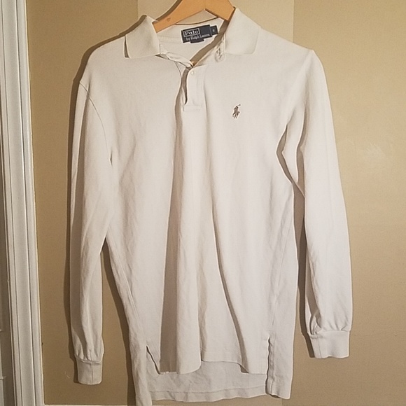 Polo Ralph Lauren Other - Polo Ralph Lauren ivory long sleeve polo Small